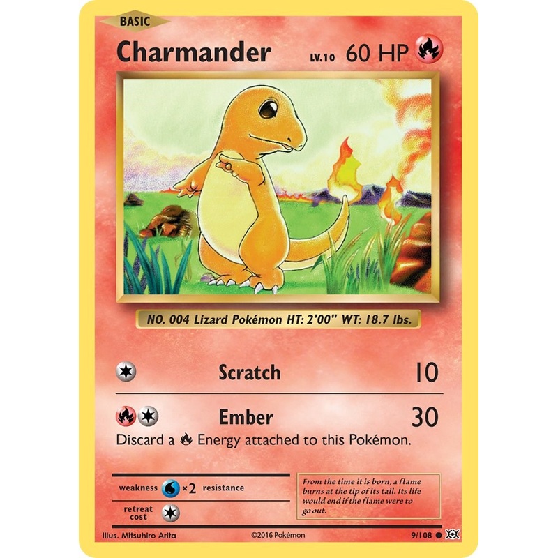 Charmander [EVO - 009] Lightly Played English Normal