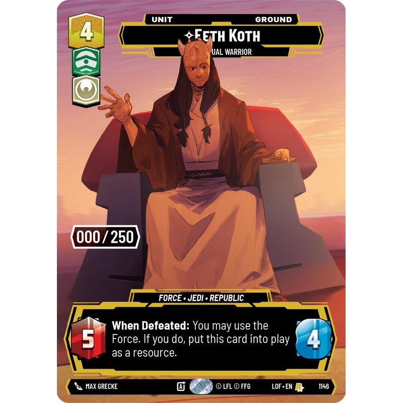 Eeth Koth - Spiritual Warrior (1146) (Serialized) (1146) [Legends of the Force]