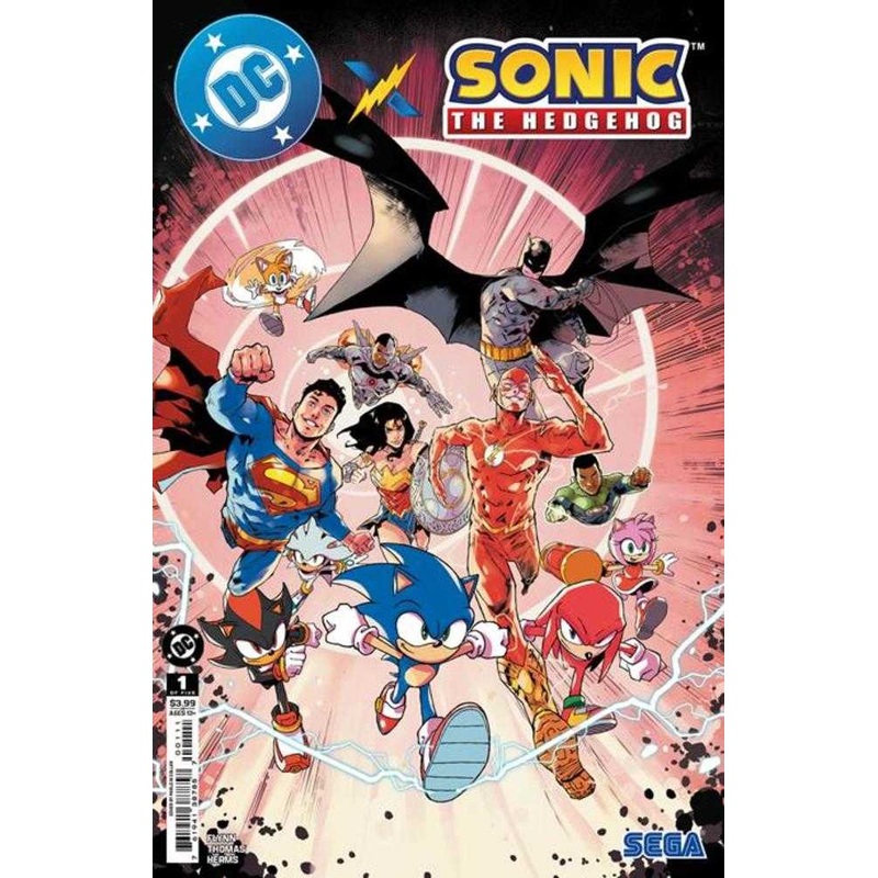 DC X Sonic The Hedgehog #1 (Of 5) Cover A Pablo M Collar