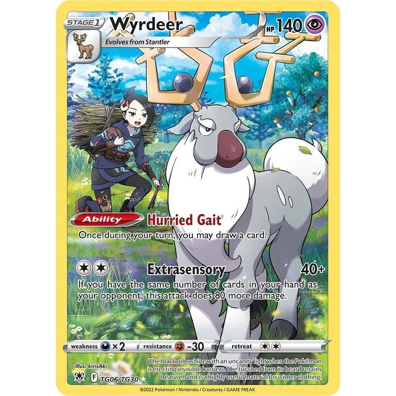 Wyrdeer [SWSH10:TG - TG06/TG30] Near Mint English Holofoil