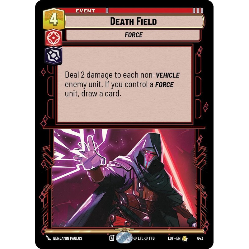 Death Field (643) (Foil) (643) [Legends of the Force]