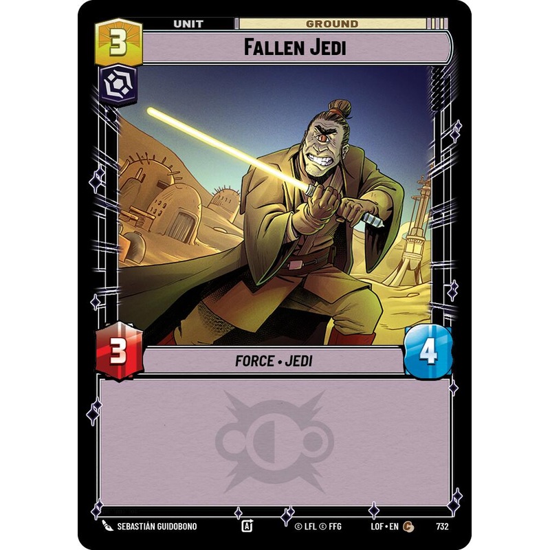 Fallen Jedi (732) (Foil) (732) [Legends of the Force]