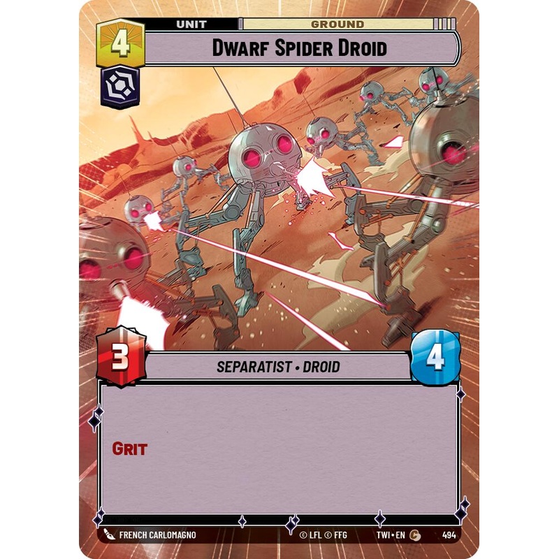 Dwarf Spider Droid (494) (Hyperspace) (494) [Twilight of the Republic]