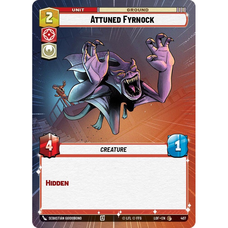 Attuned Fyrnock (407) (Hyperspace) (407) [Legends of the Force]