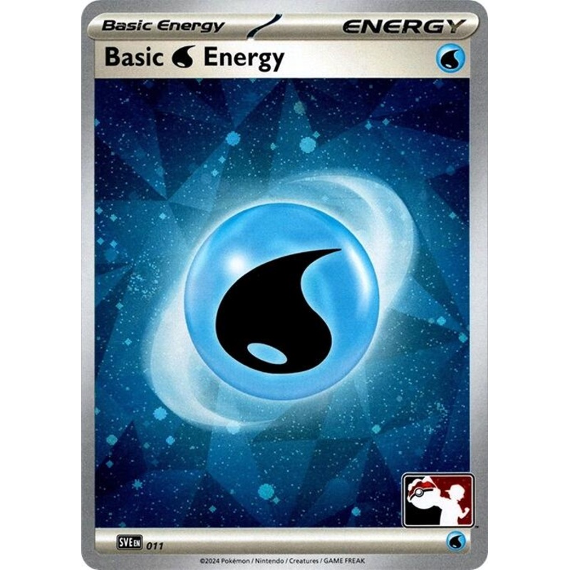 Basic Water Energy (011) (Cosmos Holo) [Prize Pack Series Seven]