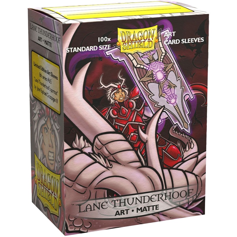 Dragon Shields: (100) Matte Art Sleeves - Lane Thunderhoof Portrait