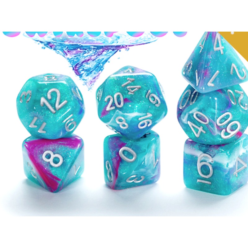 Gate Keeper Dice: Swirlpool Aether Dice 7 Die Set