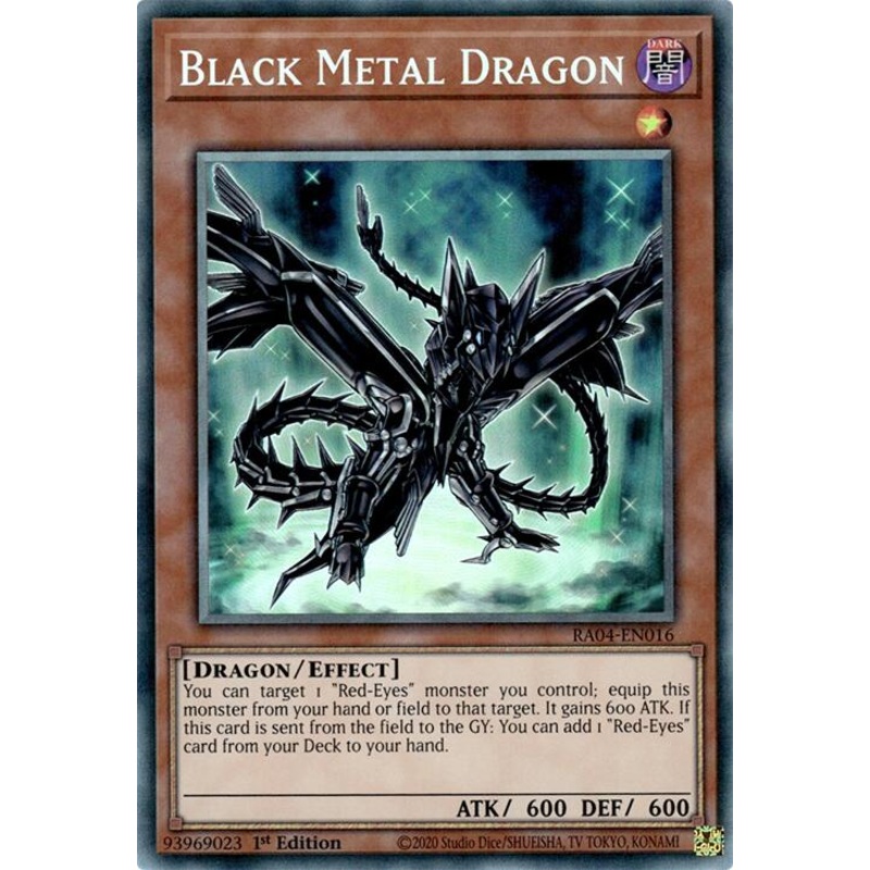 Black Metal Dragon [RA04-EN016] Prismatic Collector's Rare