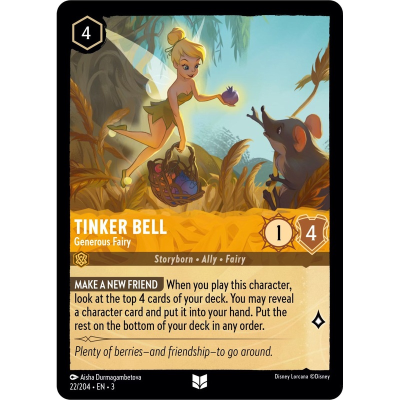 Tinker Bell - Generous Fairy (22/204) [Into the Inklands]