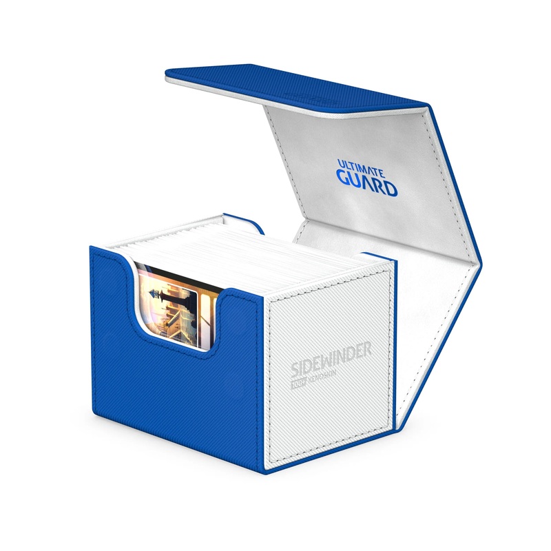 Ultimate Guard Deck Case Sidewinder Synergy 100+ Xenoskin Blue/White