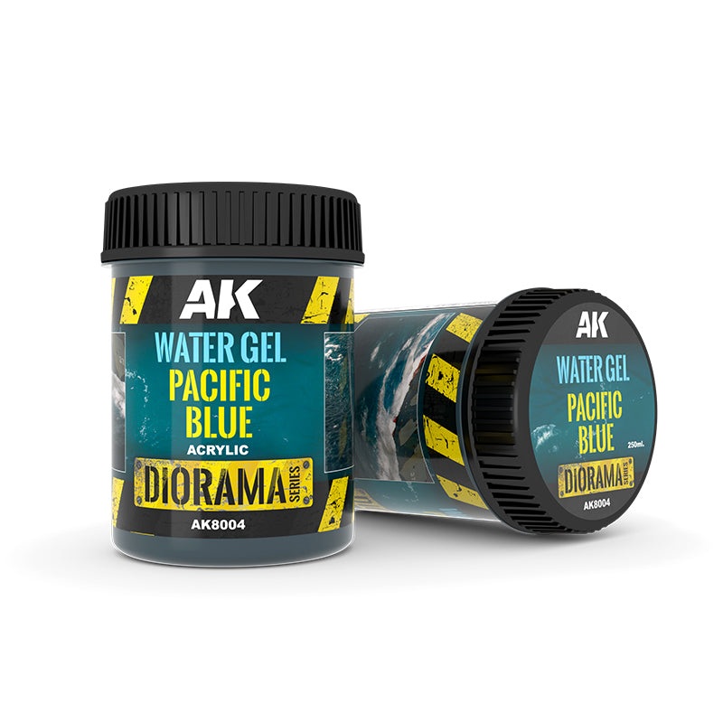 AK Interactive Water Gel Pacific Blue 250ml