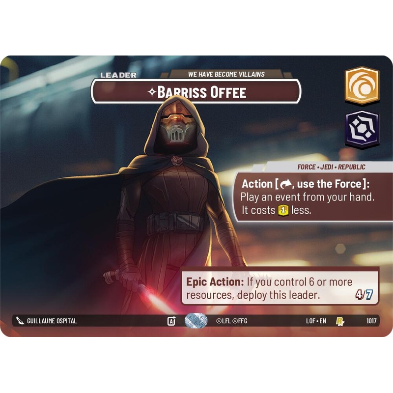 Barriss Offee - We Have Become Villains (1017) (Showcase) (1017) [Legends of the Force]