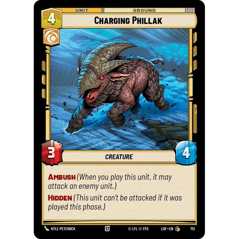 Charging Phillak (712) (Foil) (712) [Legends of the Force]