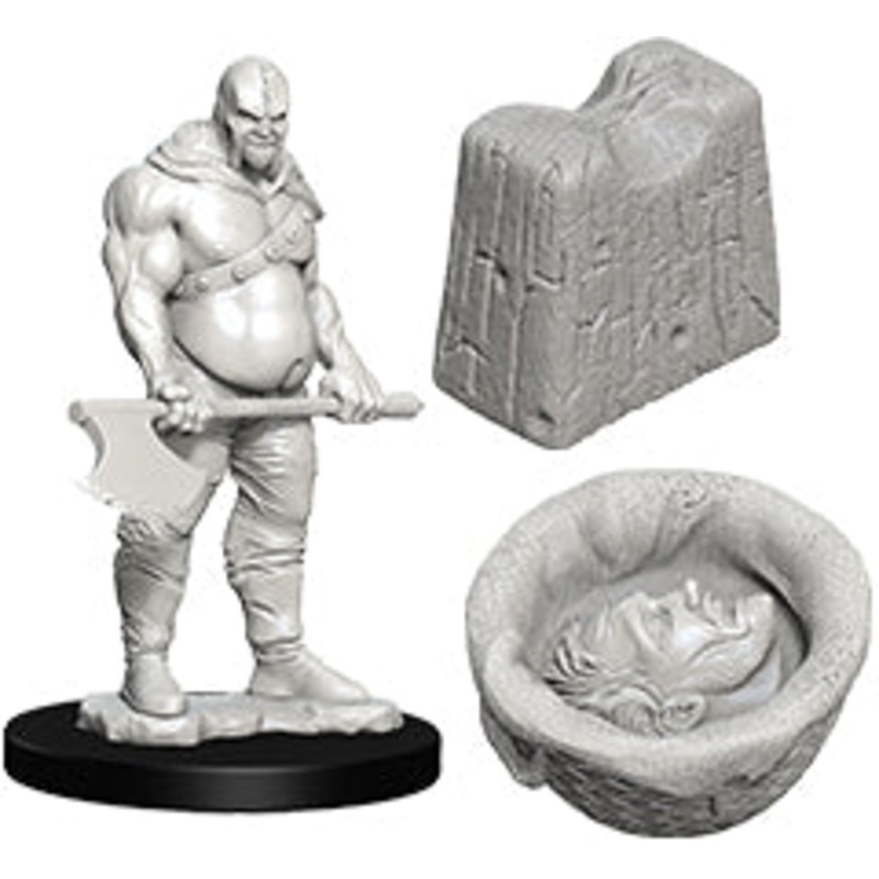 WizKids Deep Cuts Unpainted Miniatures: W06 Executioner & Chopping Block