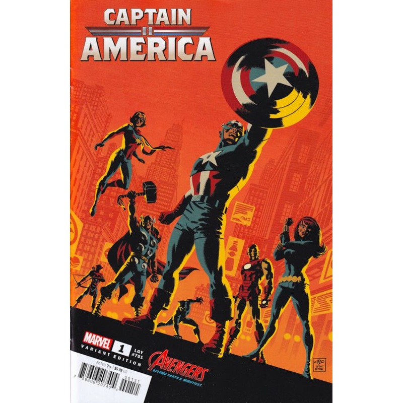 Captain America #1 Michael Cho Avengers 60th Variant