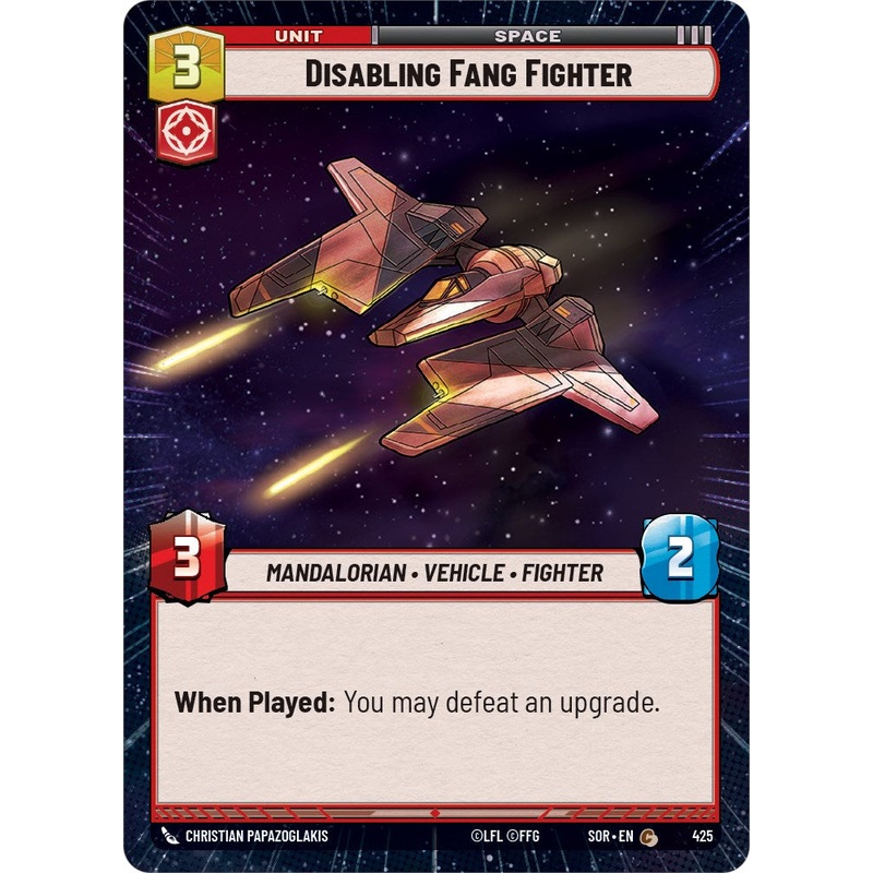 Disabling Fang Fighter (Hyperspace) (425) [Spark of Rebellion]