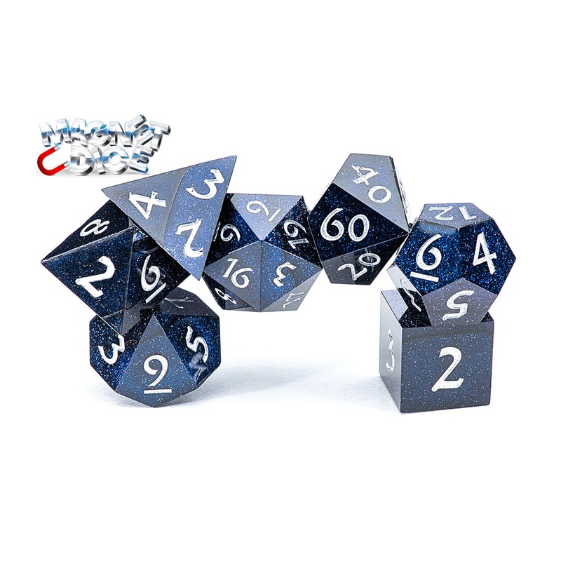 Gate Keeper Dice: Magnet Dice Handmade Sharp Edge Magnetic Dice 7pc