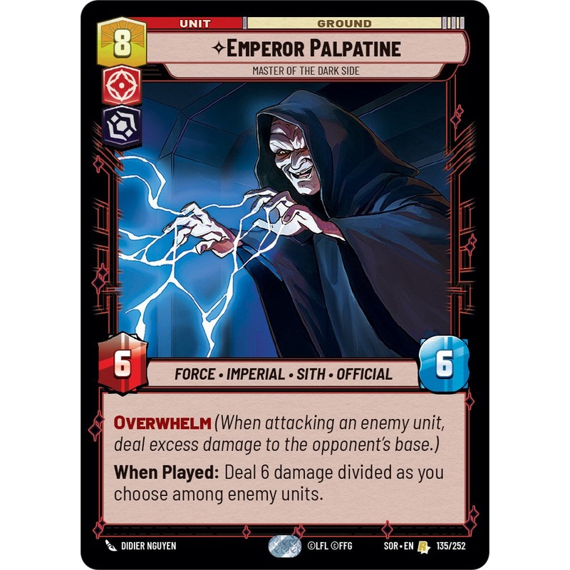 Emperor Palpatine - Master of the Dark Side (135/252) [Spark of Rebellion]