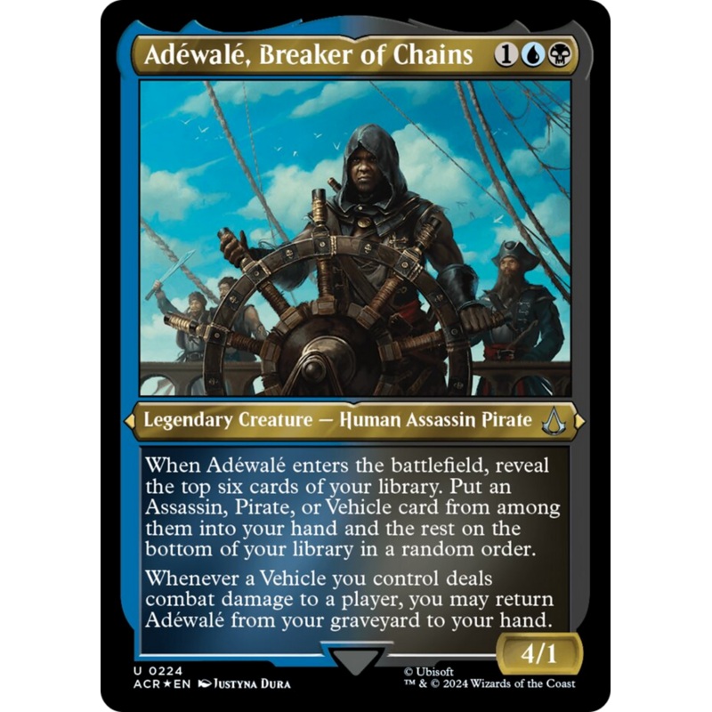 Adewale, Breaker of Chains (Foil Etched) [Assassin's Creed]