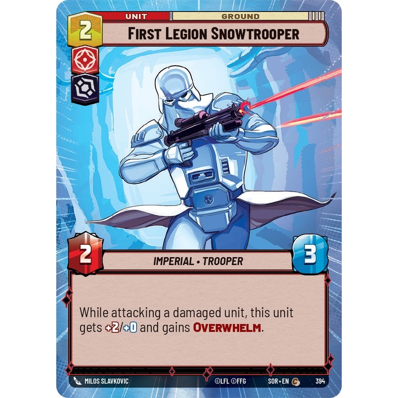 First Legion Snowtrooper (Hyperspace) (394) [Spark of Rebellion]