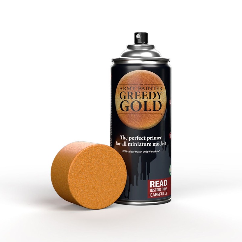 The Army Painter Colour Primer Spray - Greedy Gold