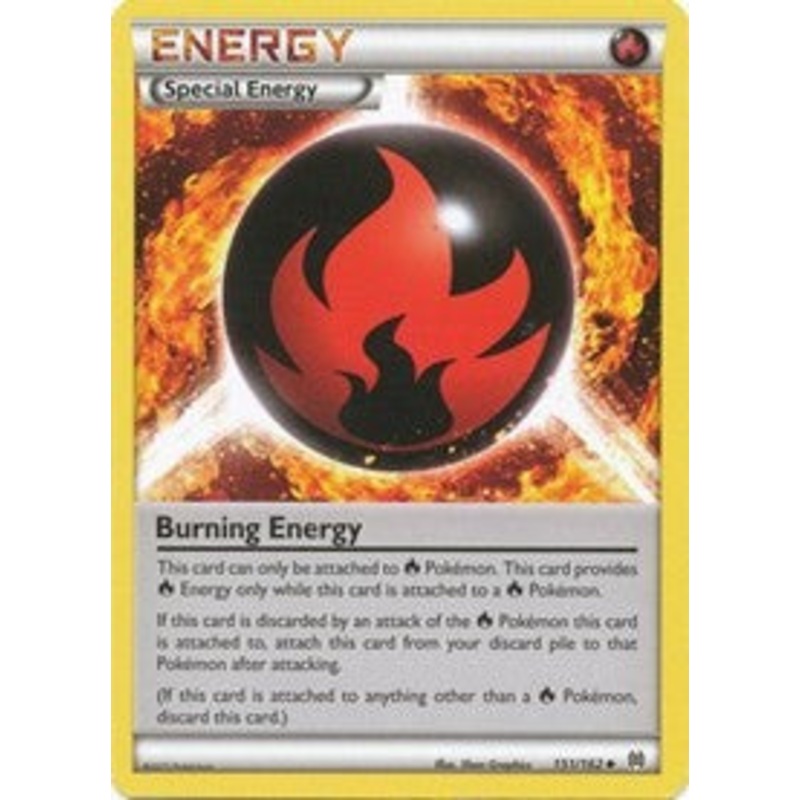 Burning Energy [BKT - 151] Lightly Played English Reverse Holofoil