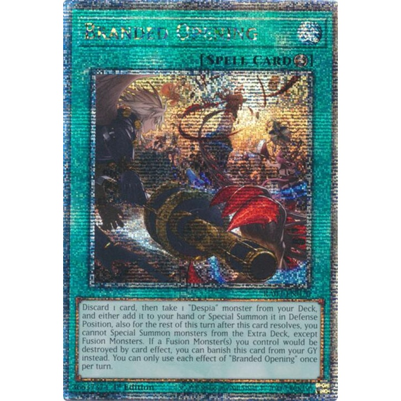 Branded Opening (Quarter Century Secret Rare) [RA03-EN070] Quarter Century Secret Rare