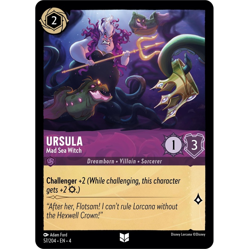 Ursula - Mad Sea Witch (57/204) [Ursula's Return]