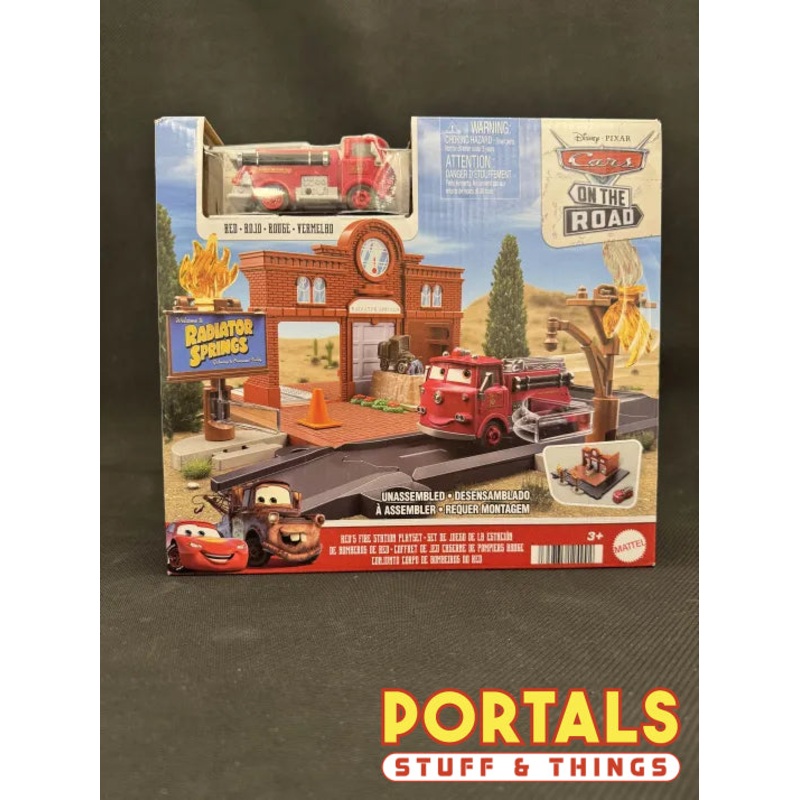 Cars on the Road: Red's Fire Station Playset