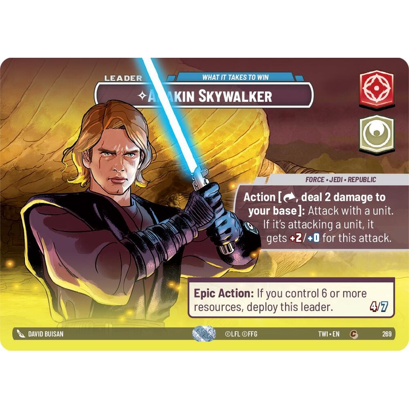 Anakin Skywalker - What it Takes to Win (269) (Showcase) (269) [Twilight of the Republic]