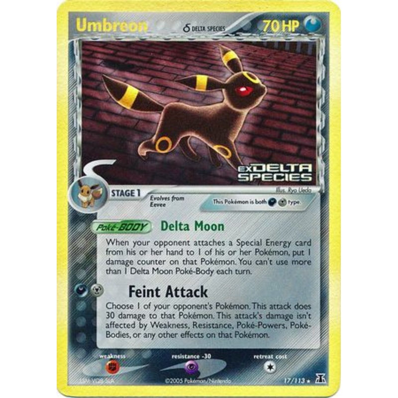 Umbreon (17/113) (Delta Species) (Stamped) [EX: Delta Species]
