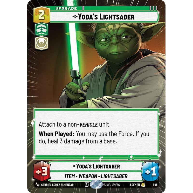 Yoda's Lightsaber (366) (Hyperspace) (366) [Legends of the Force]