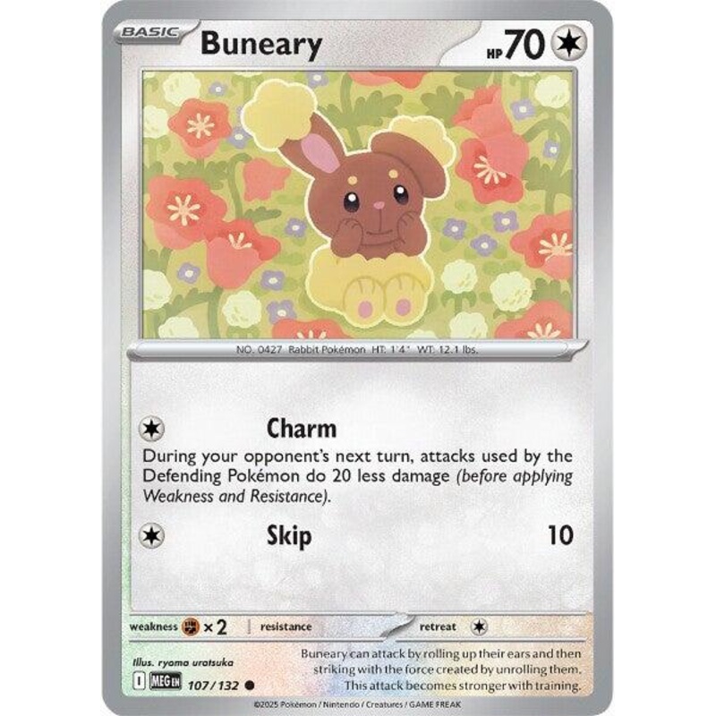 Buneary (107/132) [Mega Evolutions: Base Set]