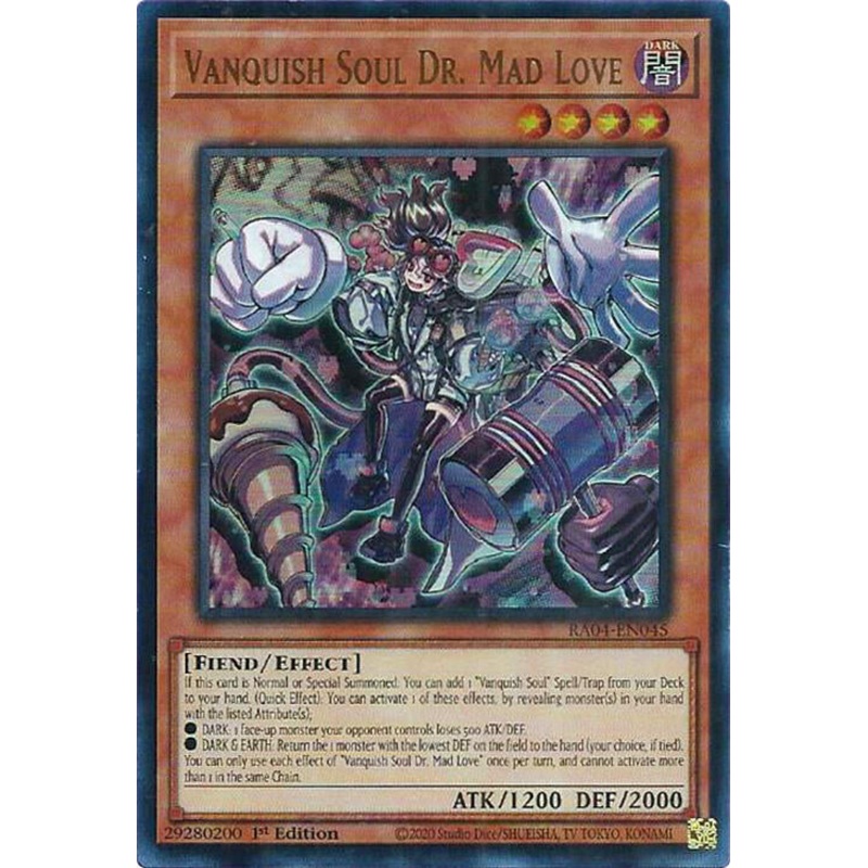 Vanquish Soul Dr. Mad Love [RA04-EN045] Ultra Rare