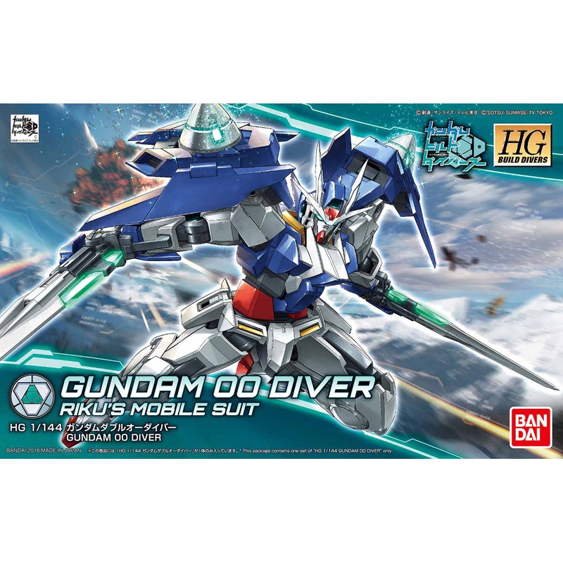 HGBD Gundam 00 Diver 1/144 Model Kit