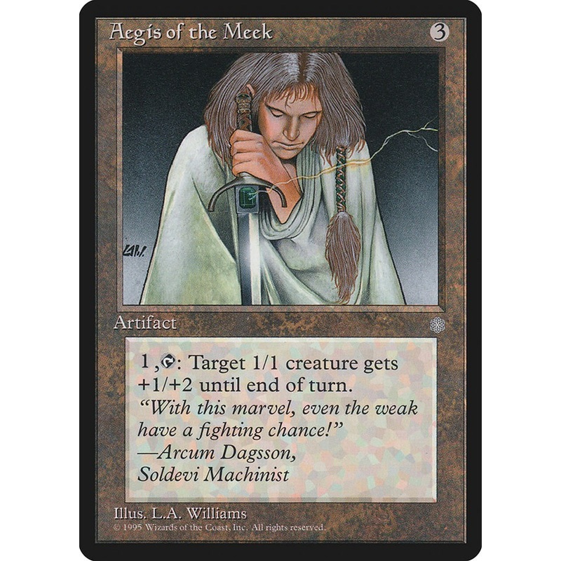 Aegis of the Meek [ICE - N/A] Lightly Played English Normal