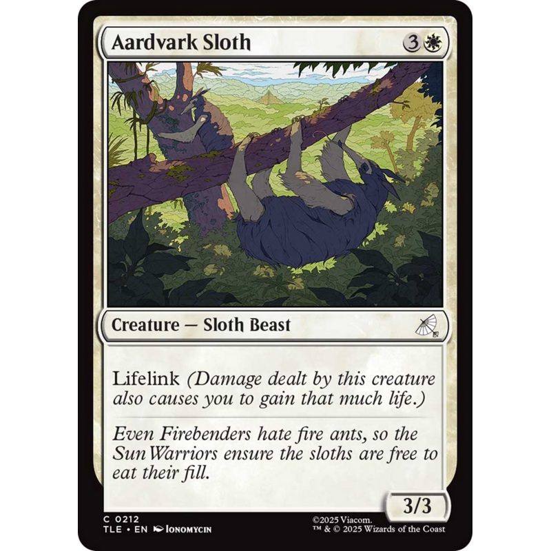 Aardvark Sloth [Avatar: The Last Airbender: Eternal-Legal]