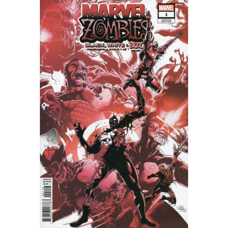 Marvel Zombies Black, White & Blood #1 10-Copy Carlos Magno Homage Variant Cover