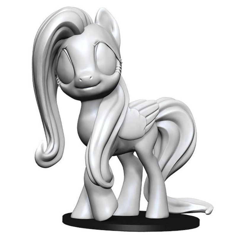 My Little Pony Deep Cuts Unpainted Miniatures: Fluttershy