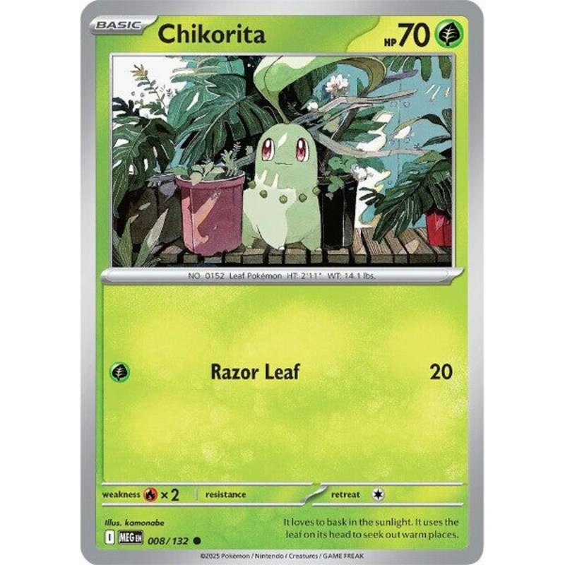 Chikorita (008/132) [Mega Evolutions: Base Set]