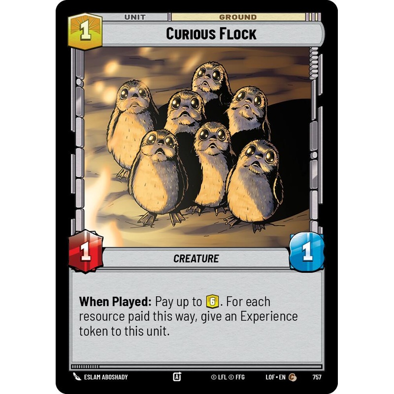 Curious Flock (757) (Foil) (757) [Legends of the Force]
