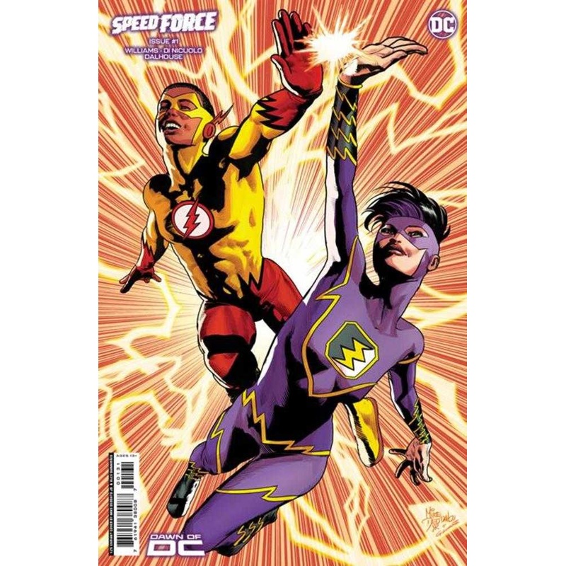 Speed Force #1 - 1 in 25 Mike Deodato Jr Card Stock Variant Cover