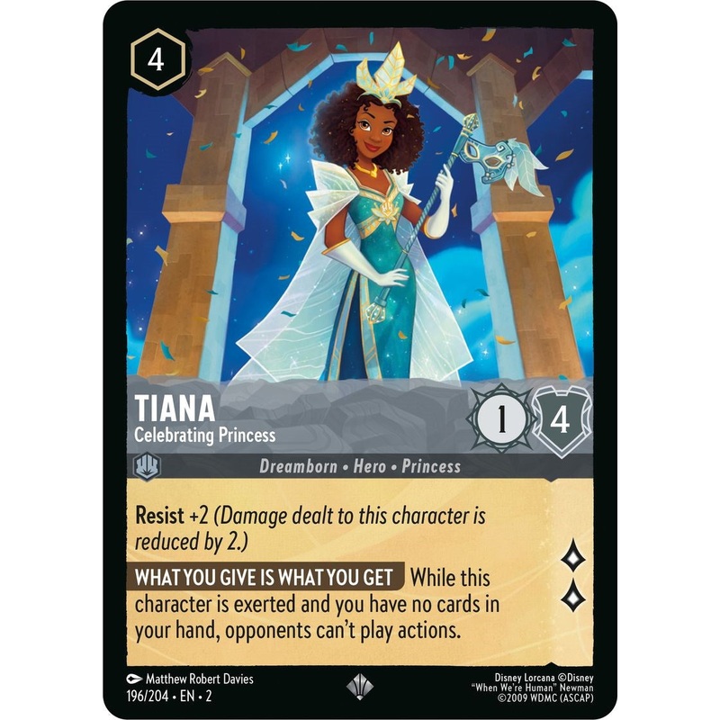 Tiana - Celebrating Princess [2 - 196] Near Mint English Normal