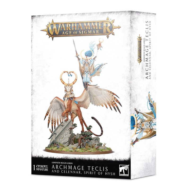Lumineth Realm-Lords: Archmage Teclis and Celennar, Spirit of Hysh