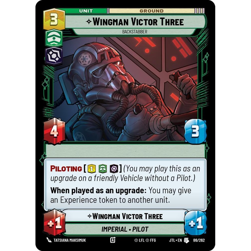 Wingman Victor Three - Backstabber (086/262) (086/257) [Jump to Lightspeed]