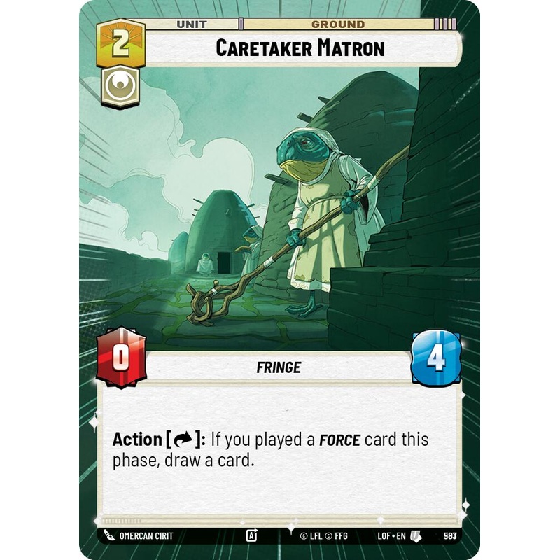 Caretaker Matron (983) (Hyperspace Foil) (983) [Legends of the Force]