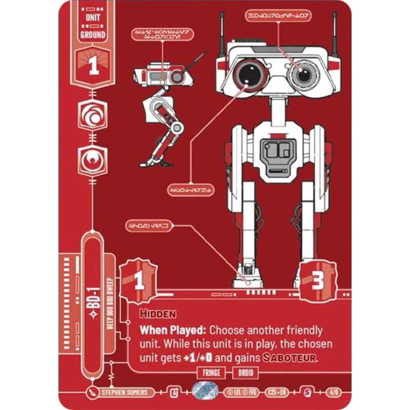 BD-1 (4/6) - Beep Boo Boo Bweep (4/6) [2025 Convention Exclusive]