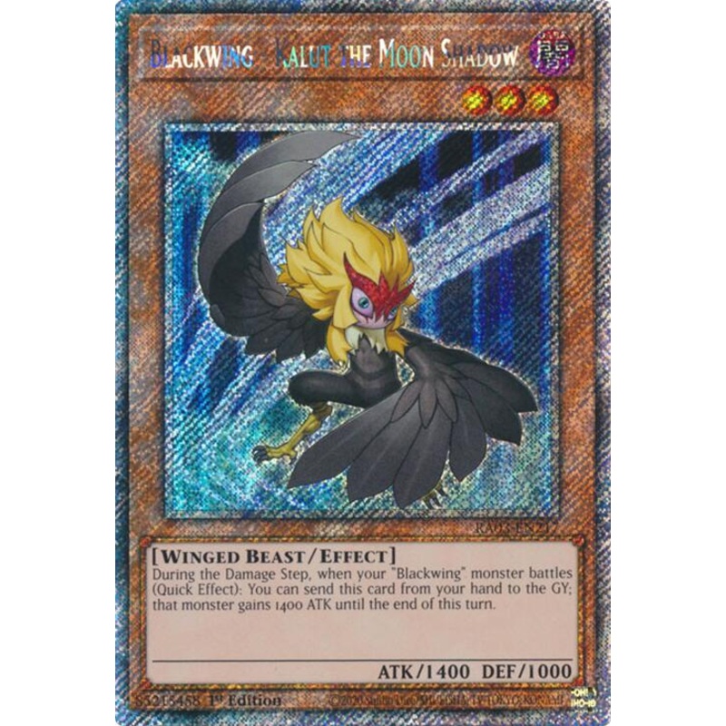 Blackwing - Kalut the Moon Shadow (Platinum Secret Rare) [RA03-EN217] Platinum Secret Rare