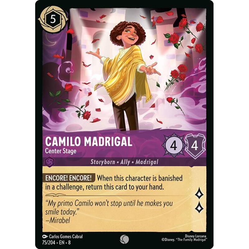 Camilo Madrigal - Center Stage [8 - 75/204] Near Mint English Normal