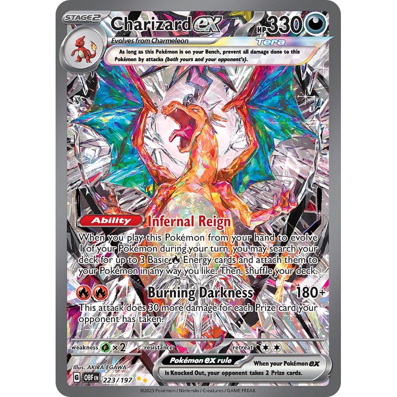 Charizard ex - 223/197 [OBF - 223/197] Near Mint English Holofoil